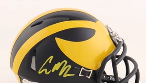 Cameron McGrone Signed Michigan Wolverines Speed NCAA Mini Football Helmet w/COA - Picture 1 of 2