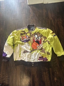 VTG Lot 29 Acme Racing Jacket Tazmanian Devil TAZ  Jacket 2XL Looney Tunes - Picture 1 of 8
