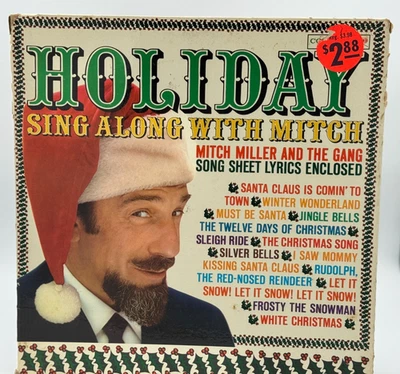 Holiday Sing Along With Mitch 12" Vinyl Record - Columbia - Tested - Image 1 of 4