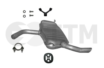 Silencieux Arriere+ pour SEAT ALTEA LEON 1.4 1.6 102/86cV 2004-2012 - Imagen 1 de 1