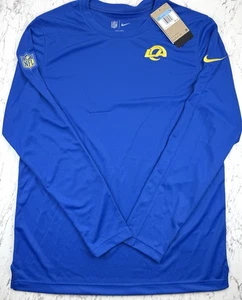 Nike Los Angeles Rams On Field Dri-Fit Long Sleeve Shirt Men’s Medium NWT NFL - Picture 1 of 6