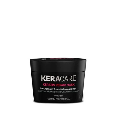 Mascarilla Reparadora de Queratina Godrej Profesional Keracare, 200 gm + Envío Rápido Foto 1 de 4