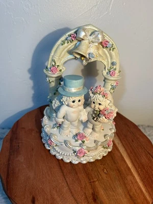 ¡Vintage! Dreamsicles Together Forever Cake Topper 6" Foto 1 de 4