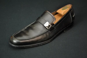 Salvatore Ferragamo Brown Leather Loafers Shoes Men's Size 11 151025SC - Picture 1 of 9