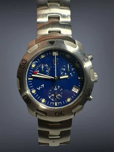 Victorinox Chrono Racer V7-22X Tare Acciaio Inox Quadrante Blu Nuova Batteria 40mm - Foto 1 di 10