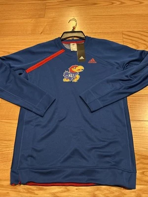 Adidas NCAA Kansas Jayhawks Edición Jugador LS Entrenamiento Tirador Talla S Nuevo con Etiquetas Hombres CV7857 Foto 1 de 4