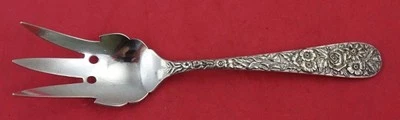 Repousse by Kirk Sterling Silver Relish Fork 10.15 Mark 6 3/4" Serving Heirloom - Image 1 of 3