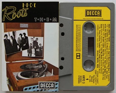 THEM / VAN MORRISON  - ROCK ROOTS (DECCA KRTC3) 1976 UK CASSETTE TAPE - Image 1 of 3