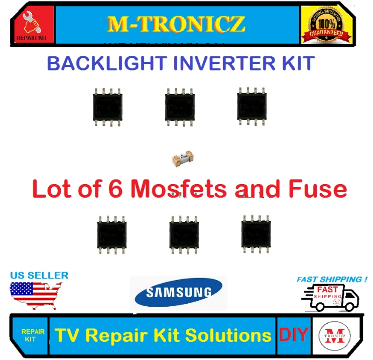 SAMSUNG    LJ97-02098B   BACKLIGHT  INVERTER REPAIR KIT    7pcs - Image 1 of 1