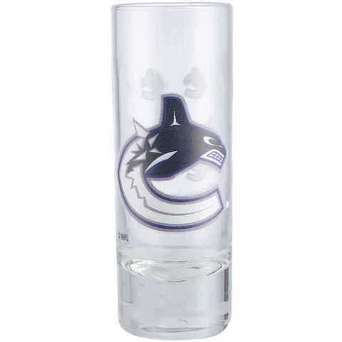 Vancouver Canucks 2.5oz. Satin-Etched Tall Shot Glass Cover