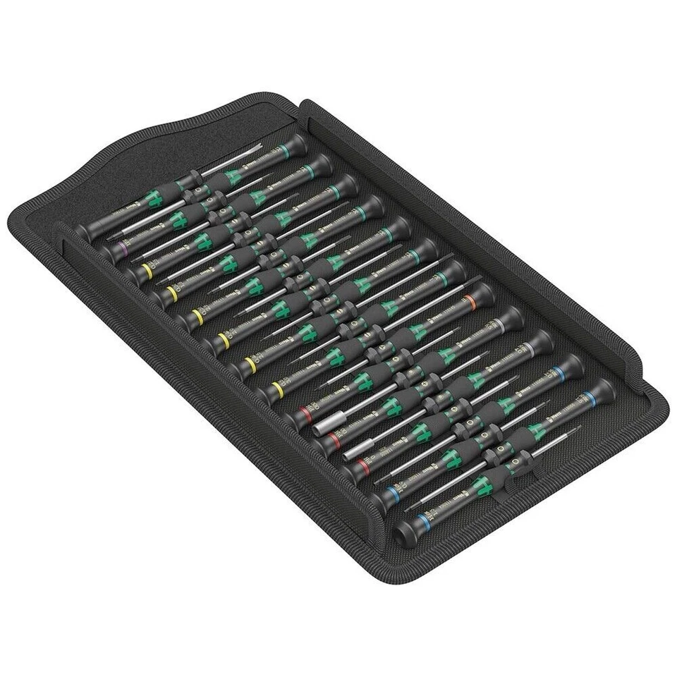Wera Kraftform Micro Big Pack 25-teilig Elektroniker-Schraubendrehersatz (05134000001)