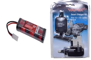 Paquete de baterías recargables y cargador 7,2 V 2500mah Ni-MH Tamiya Vapextech - Imagen 1 de 3
