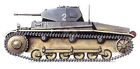 Lead Warrior 1/35 Panzer II Ausf.B Tank Conversion (for Pz. II C kits) LW35010