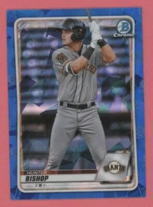 Hunter Bishop 2020 Bowman Draft Chrome Sapphire Edition REFRACTOR Rookie BD-200 - Picture 1 of 2