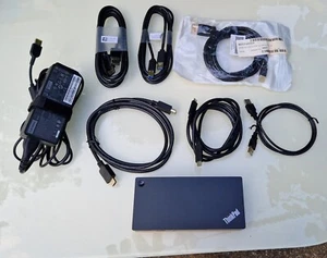 Lenovo ThinkPad USB-C Dock Gen 2 Docking Station (40AS0090UK) + extras - Picture 1 of 9