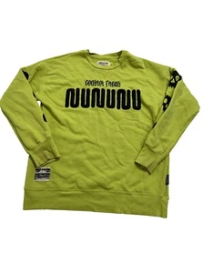Nununu Control Freak Sweatshirt in Lime Yellow - Picture 1 of 3