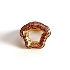 VERSACE Rare! Ring gold/ pink 1003111 Metal Size 7,9,11,13,15,17,19,21 NEW
