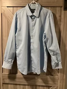 Structure Men’s XL Shirt Blue/White Checked Premium Woven Button Down Cotton - Picture 1 of 3
