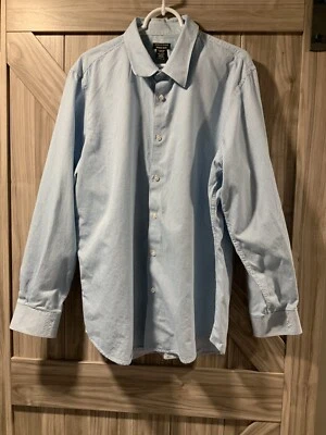 Structure Men’s XL Shirt Blue/White Checked Premium Woven Button Down Cotton - Image 1 of 3