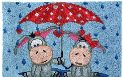 Cartoon Donkey Rug Latch Hooking Kit (81x61cm) - Image 1 of 4