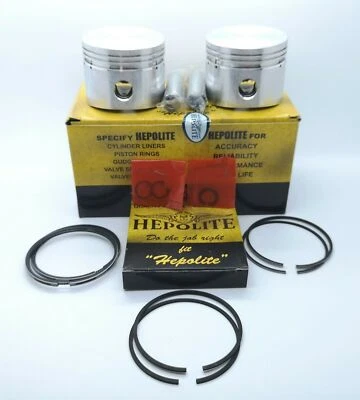 Kit de pistones completo Hepolite Norton 850 comando fabricante de equipos originales: 19342 - 8.5:1 - +020 Foto 1 de 3