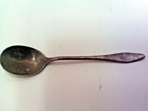 Vintage Silver Plated H & ESCO Baby Spoon, Sugar Spoon 5" - Picture 1 of 5