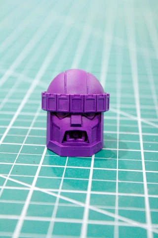 Custom Resin cast Classic Mutant Hunter Head Fits 14" Zurg sentinel X-Men Cover