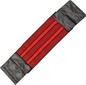 Hallmark Knife Roll Holds 30 Knives Synthetic Black Exterior And Red Interior - Picture 1 of 2