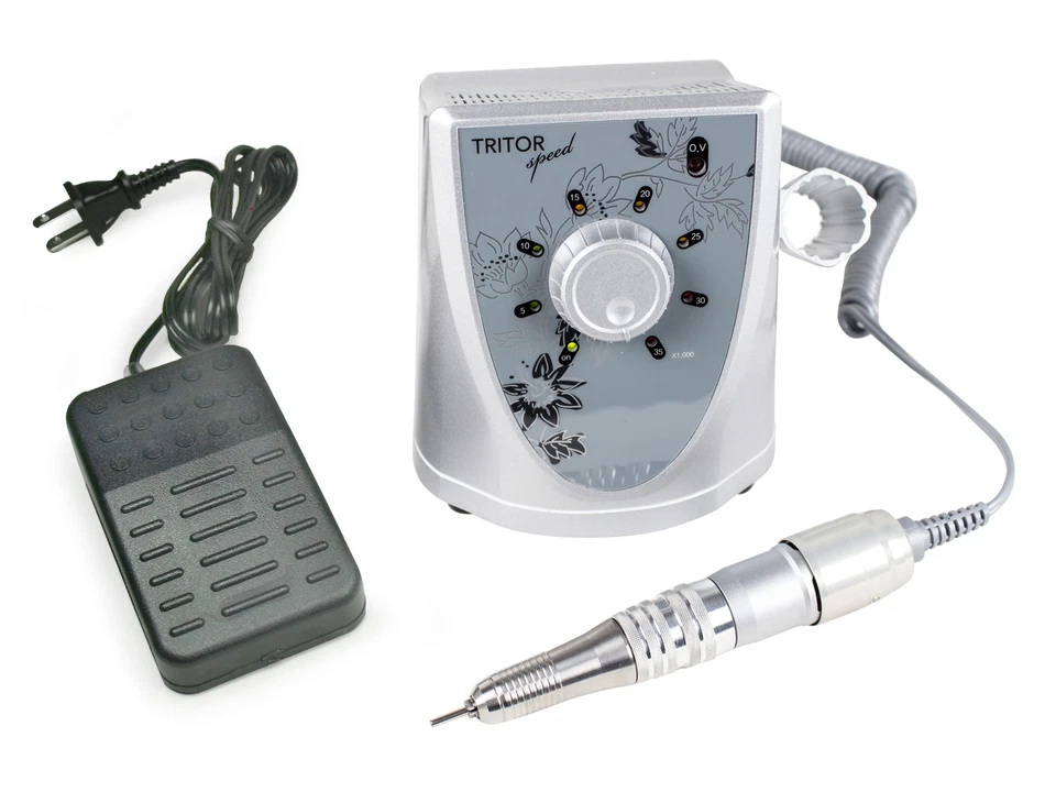 Profi Nagelfräser Tritor SPEED Schleifgerät elektrische Feile Pedi Maniküre Gel - Bild 1 von 4