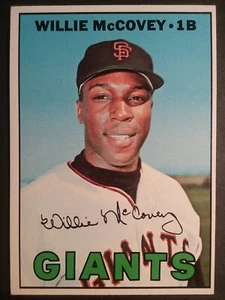 1967 TOPPS BASEBALL #480 WILLIE MCCOVEY GIANTS NEARMINT - Foto 1 di 3