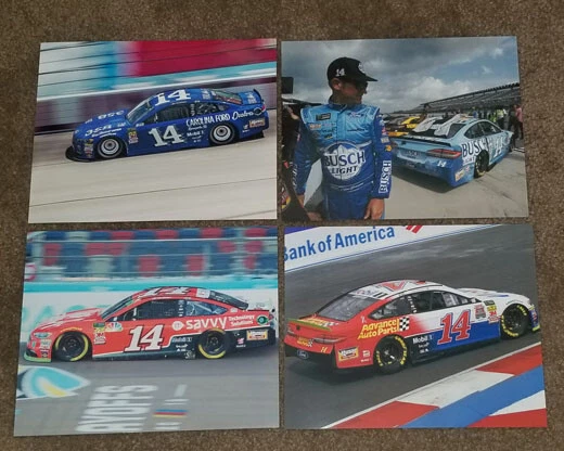 CLINT BOWYER ***JUEGO DE 4*** IMPRESIONANTES FOTOS BRILLANTES EN PISTA Y PRIMEROS PLANOS 8X10 #W3 Foto 1 de 1