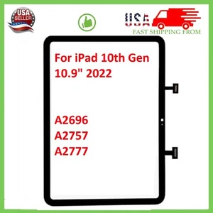 Touch Screen Glass Digitizer For iPad 10 10th Gen 2022 10.9 A2696 A2757 A2777 - Picture 1 of 16
