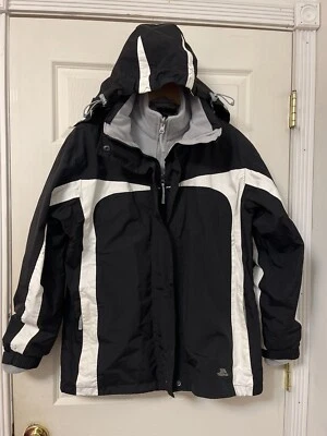 Trespass TP75 Technical Performance Hooded Jacket Inner Fleece - Women XL Men M - Image 1 of 4