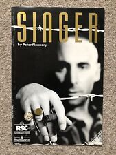 Alan Cumming & Antony Sher in Peter Flannery’s Singer RSC Theatre Programme 1990