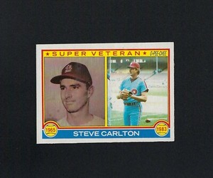 1983 O-Pee-Chee OPC #71 STEVE CARLTON Phillies / Cardinals Super Veteran NRMT