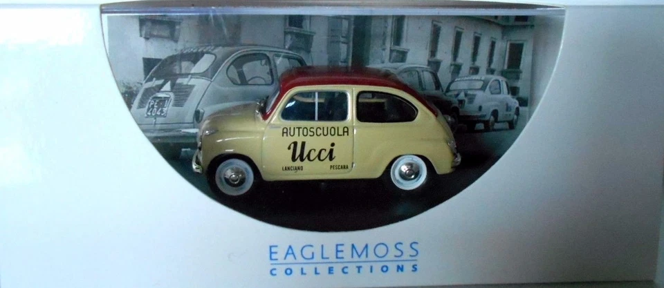 DIE CAST FIAT 600 - AUTOSCUOLA UCCI - 1955  PUBBLICITARI 1/43 - Immagine 1 di 1