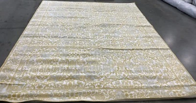 Tapete de pilha prensado marfim/ouro 9'-0" x 12'-0", preço reduzido 1172681118 EVK242S-9 - Imagem 1 de 4