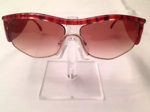 CHRISTIAN LACROIX VINTAGE 7389 30 60 DESIGN SUNGLASS MULTI RED/PINK/PURPLE NOS - Picture 1 of 12