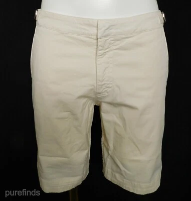 ORLEBAR BROWN DANE II COTTON TWILL SHORTS SIZE 30 COLOUR SHELL NWT - Image 1 of 4