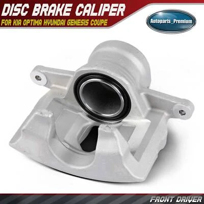 Pinça de freio dianteira lateral do motorista com pistão de aço para Kia Optima 2011-2015 Hyundai - Imagem 1 de 4