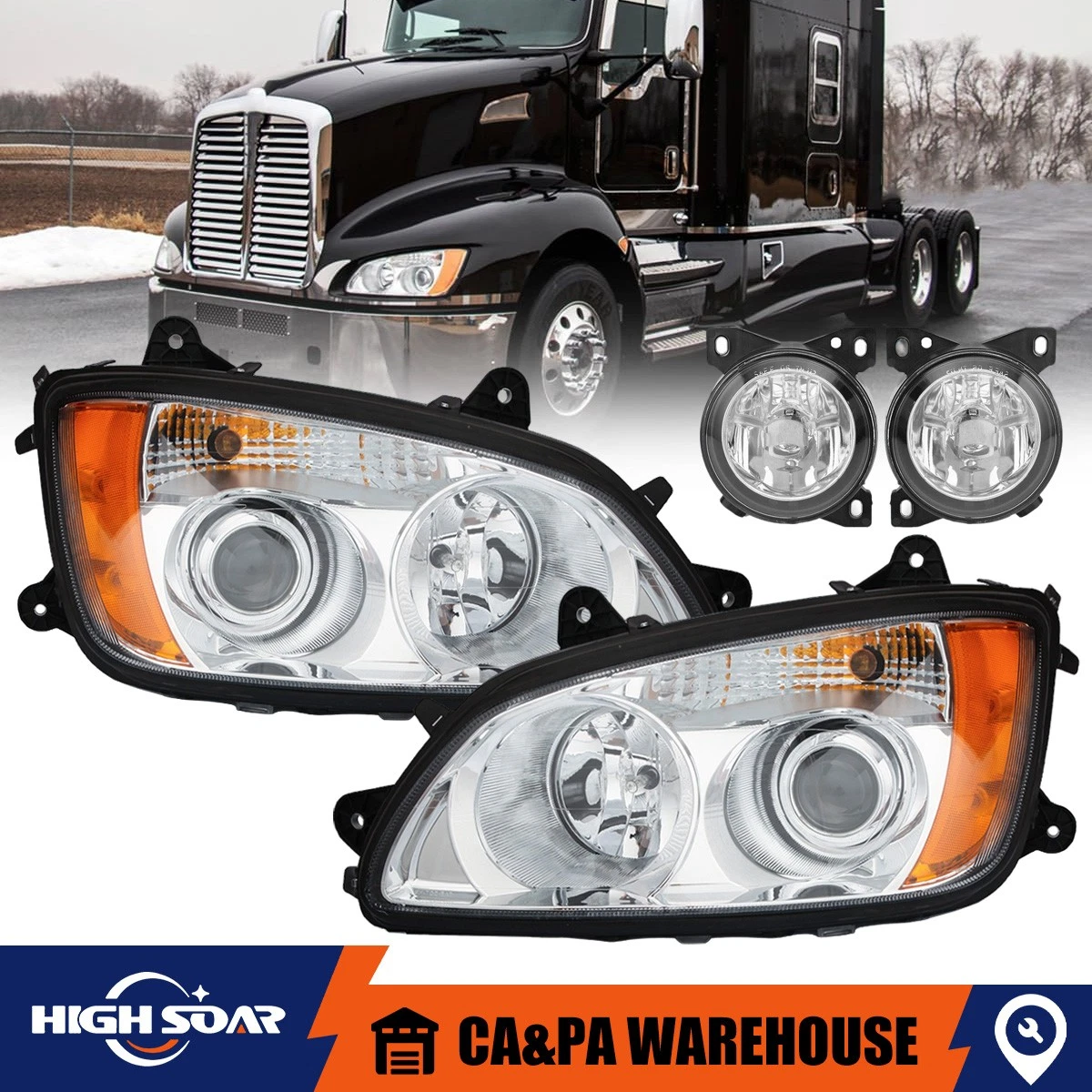 Las Mejores Ofertas En Izquierda Iluminación Y Lámparas Para Automóviles Y Camiones Para Kenworth | EBay