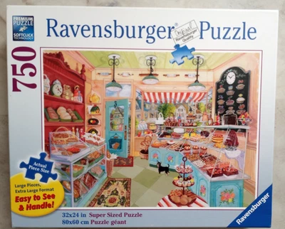 Ravensburger Puzzle - Corner Bakery - 750 Pieces - Large Pieces-Easy To Handle - Image 1 of 3