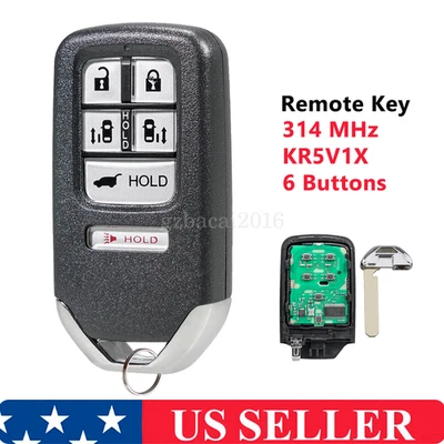 Para 2014 2015 2016 2017 Honda Odyssey Smart Prox controle remoto chaveiro 6B - Imagem 1 de 4