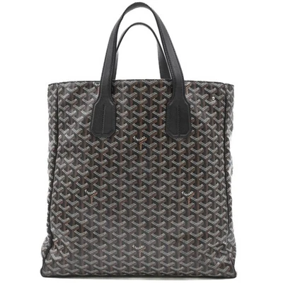 Bolso de Mano GOYARD Sac Voltaire Bolso de Mano Negro Goyardine Lona Chevroches 99 Foto 1 de 4