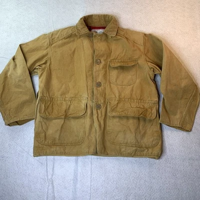 Vintage Chief Pontiac Canvas Hunting Field Coat Duck Lined Jacket Medium - Image 1 of 4