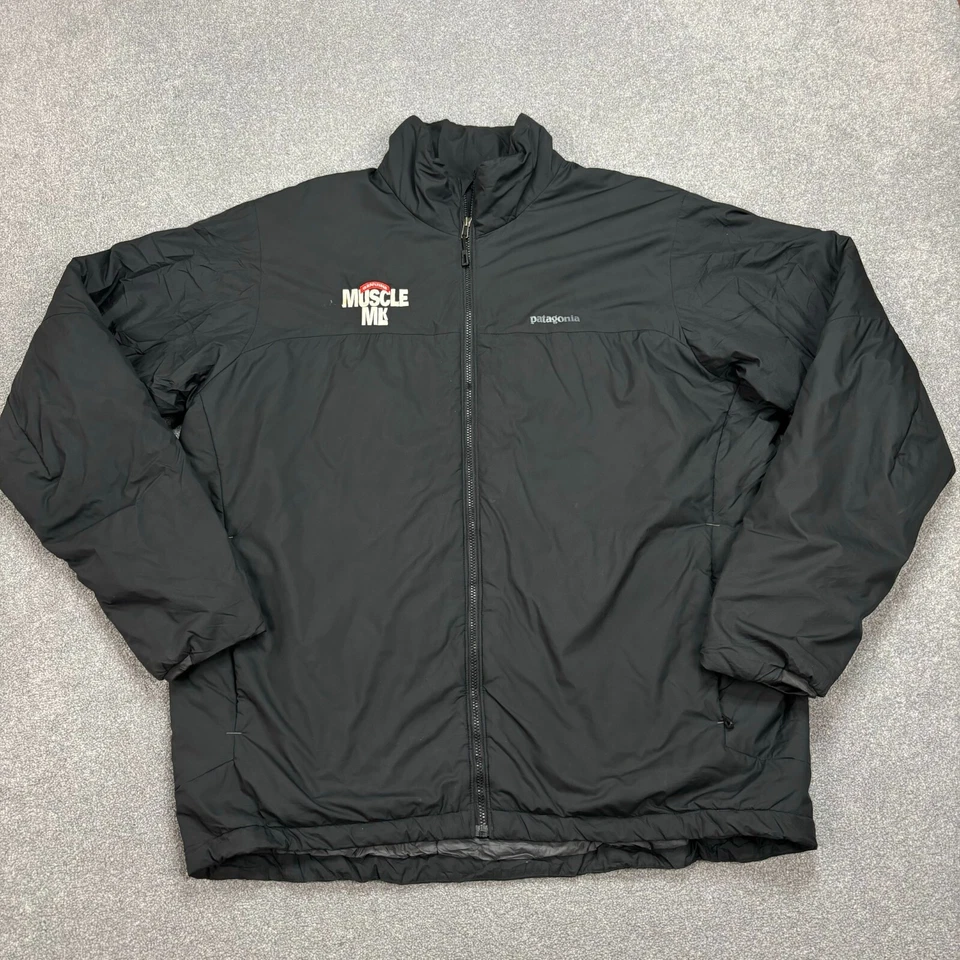 Patagonia Jacket Adult Extra Large Black Primaloft Bomber Insulated Coat Men - Image 1 of 4