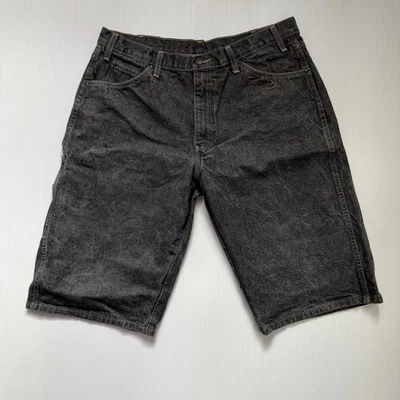 Vintage Y2K Black Dickies Baggy Skater Cargo Jorts Jean Shorts Size 36 Carpenter - Image 1 of 4