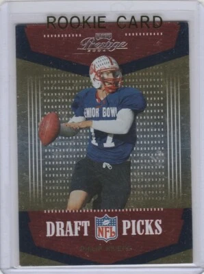 Tarjeta de novato Philip Rivers 2004 Playoff Prestige DRAFT PICKS RC San Diego Charger Foto 1 de 2