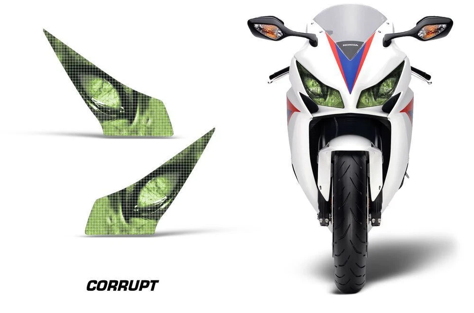 Kit de gráficos de ojos de faros cubierta de calcomanía para Honda CBR 1000RR 2012-2014 CORRUPT G Foto 1 de 1