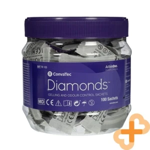 CONVATEC DIAMONDS Activated Carbon Sachets 100 pcs. Gelling and Odour Control - Zdjęcie 1 z 24